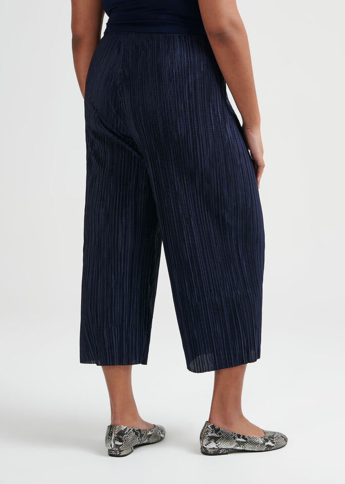 Pretty Pleat Crop Pant, , hi-res