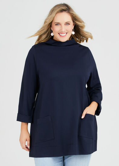 Plus Size Bamboo Ponte Tunic