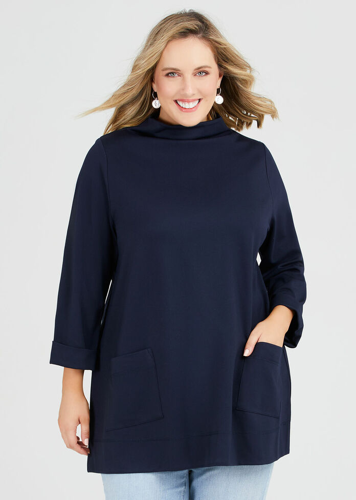 Bamboo Ponte Tunic, , hi-res