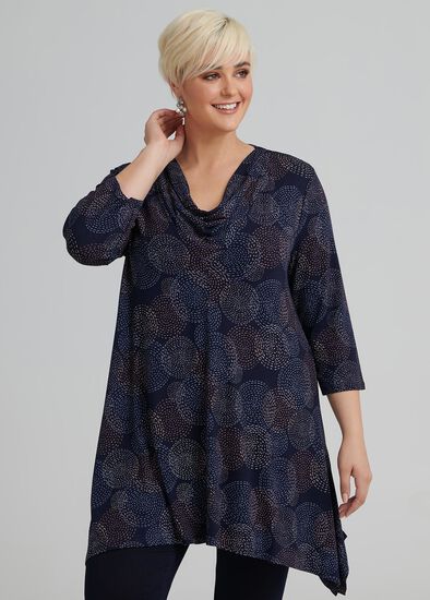 Plus Size Blue Hue Tunic