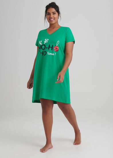 Plus Size Ho Ho Ho Nightie