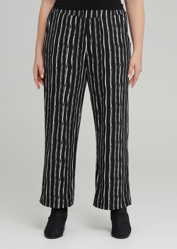 Chalk Stripe Wide Pant, , hi-res