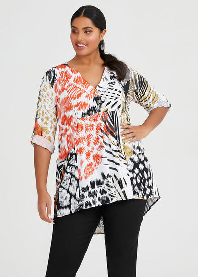 Plus Size Uluwatu Natural Tunic