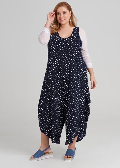 Plus Size In A Spot Jumpsuit