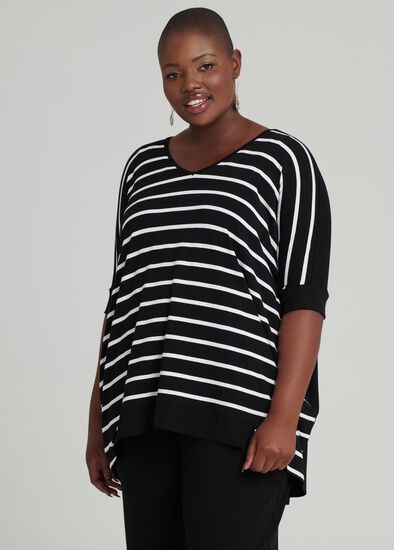 Plus Size Out & About Stripe Top