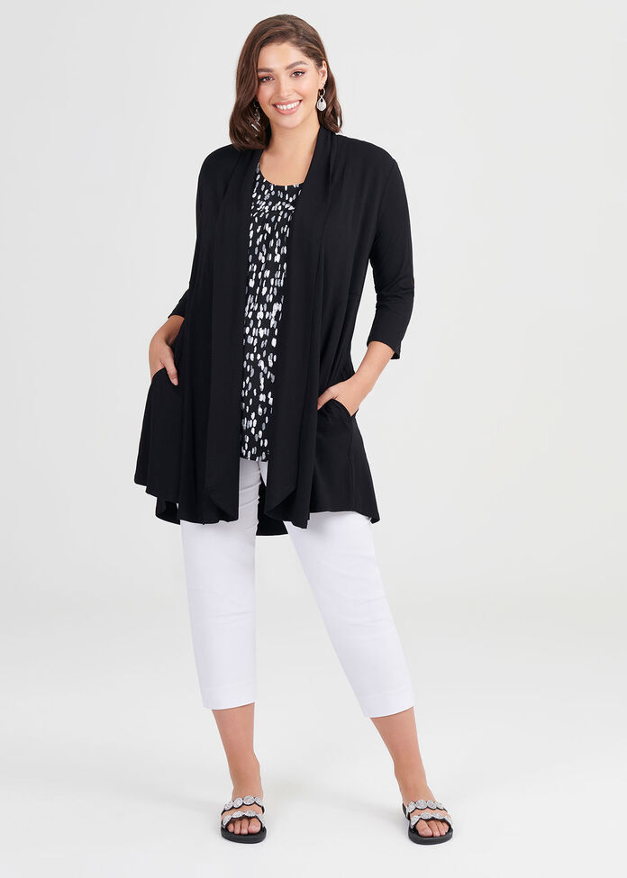 Sasha Bamboo Cardigan, , hi-res