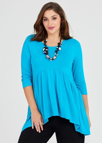 Plus Size Boho Bamboo Top