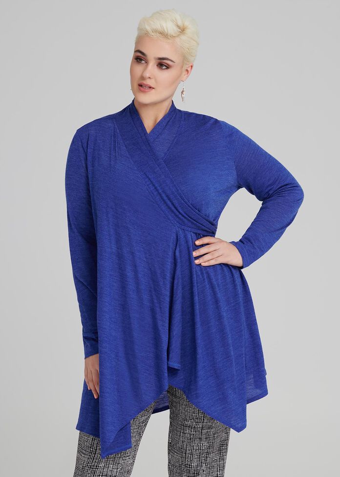 Winter Blues Wool Cardi, , hi-res