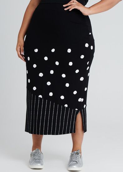 Plus Size Be Grateful Long Skirt