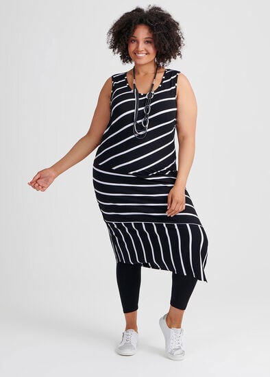 Plus Size Merci Stripe Dress