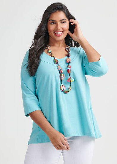 Plus Size Sophia Cotton Top