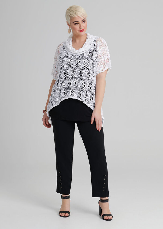 Map It Out Lace Top, , hi-res