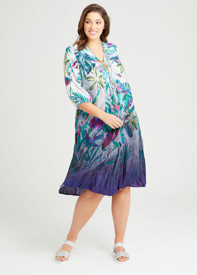 Plus Size Latitude Natural Ombre Dress