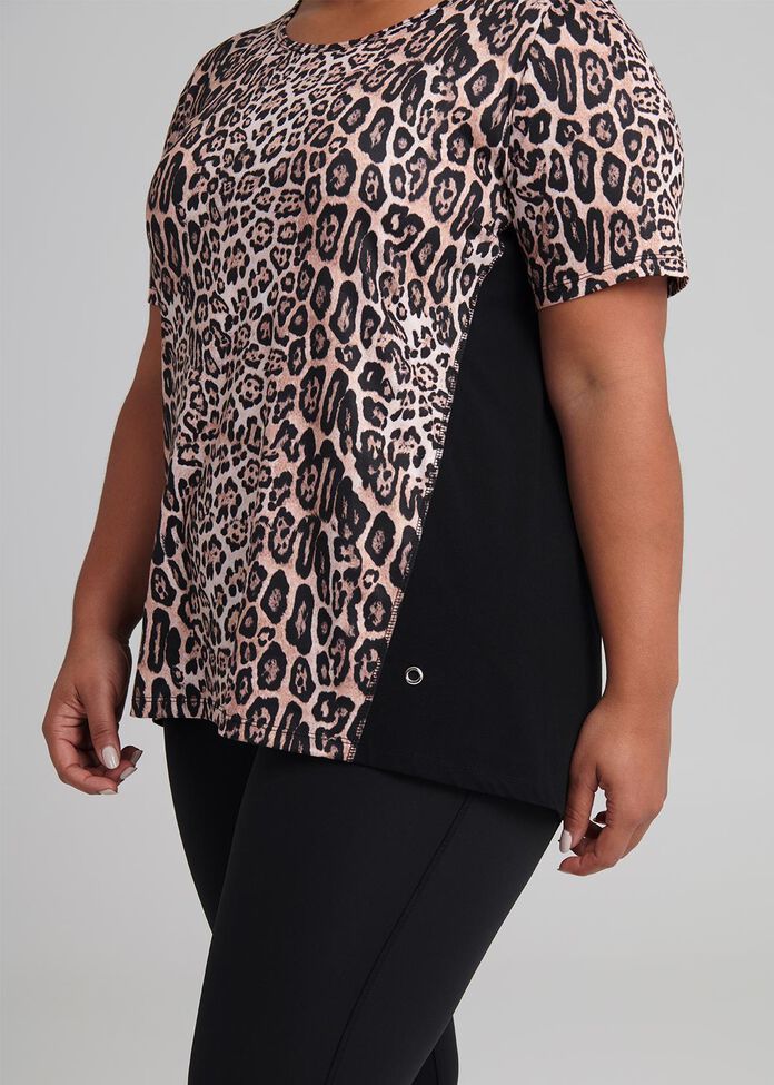 Leopard Active Tee, , hi-res