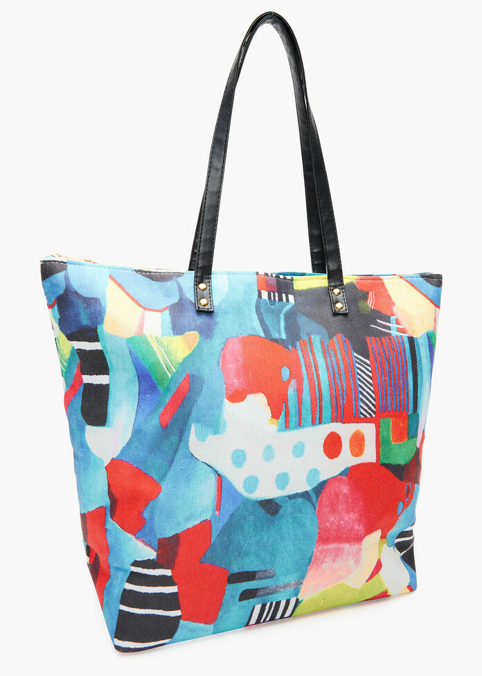 Abstract Tote Bag, , hi-res