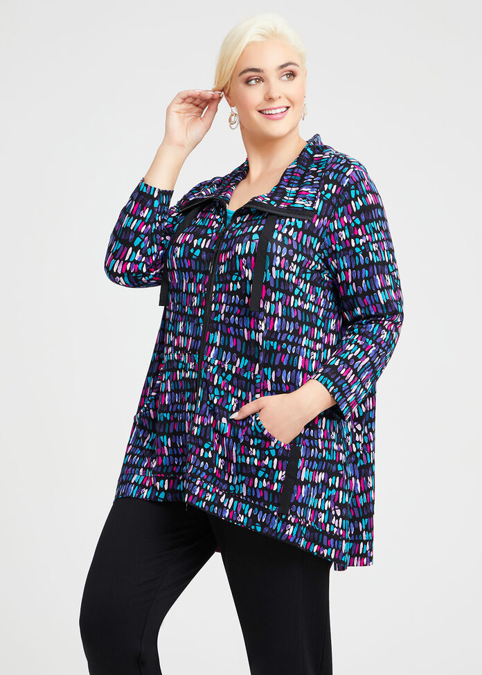 Bamboo Kaledioscope Cardigan, , hi-res