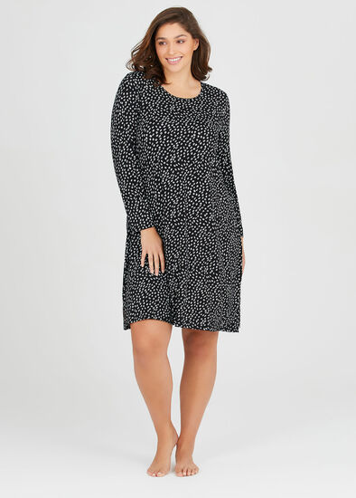 Plus Size Bamboo Mini Spot Nightie