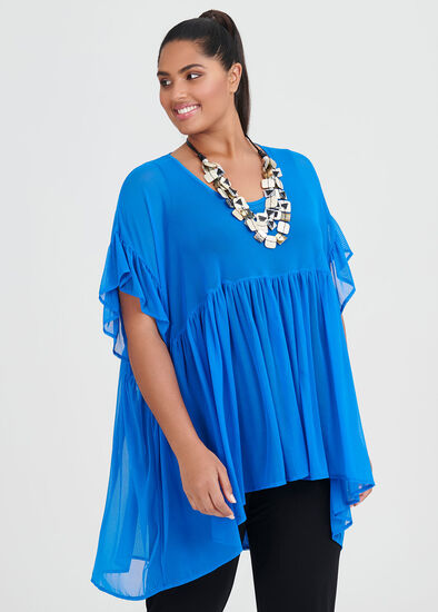 Plus Size Mesh Celeste Top