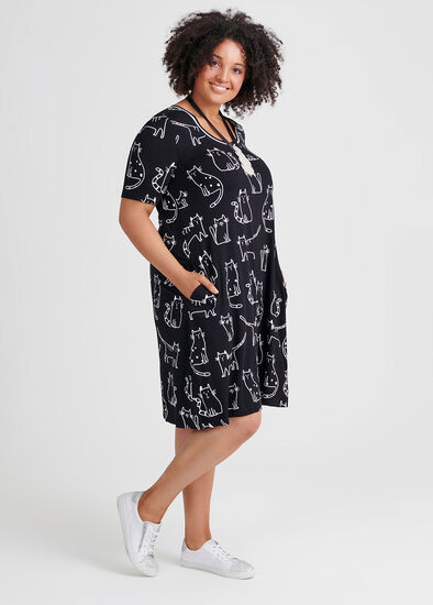 Plus Size When The Cats Away Dress