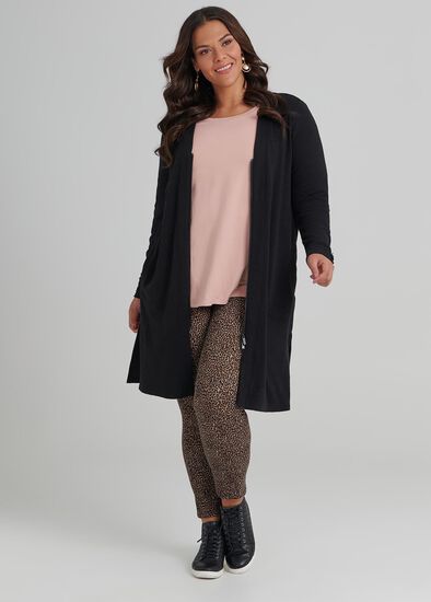 Plus Size Weekend Zip Cardi