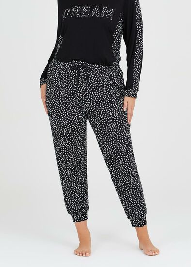 Plus Size Bamboo Mini Spot Pj Pant