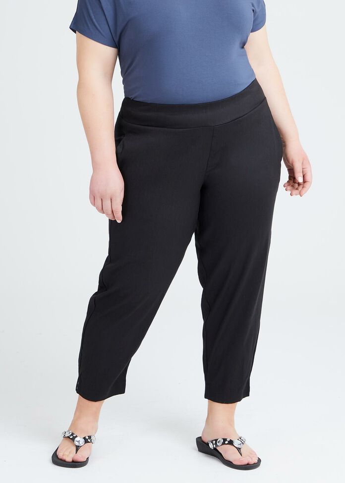 Petite Linen Elemental Pant, , hi-res