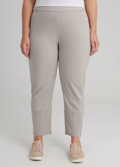 Plus Size Ankle Zip Pant