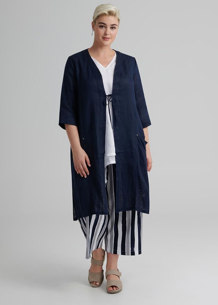 Linen Sebou Jacket, , hi-res