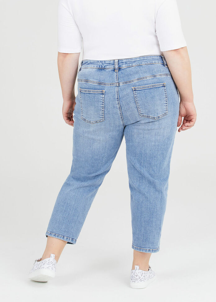 Petite Coolmax Mom Jeans, , hi-res