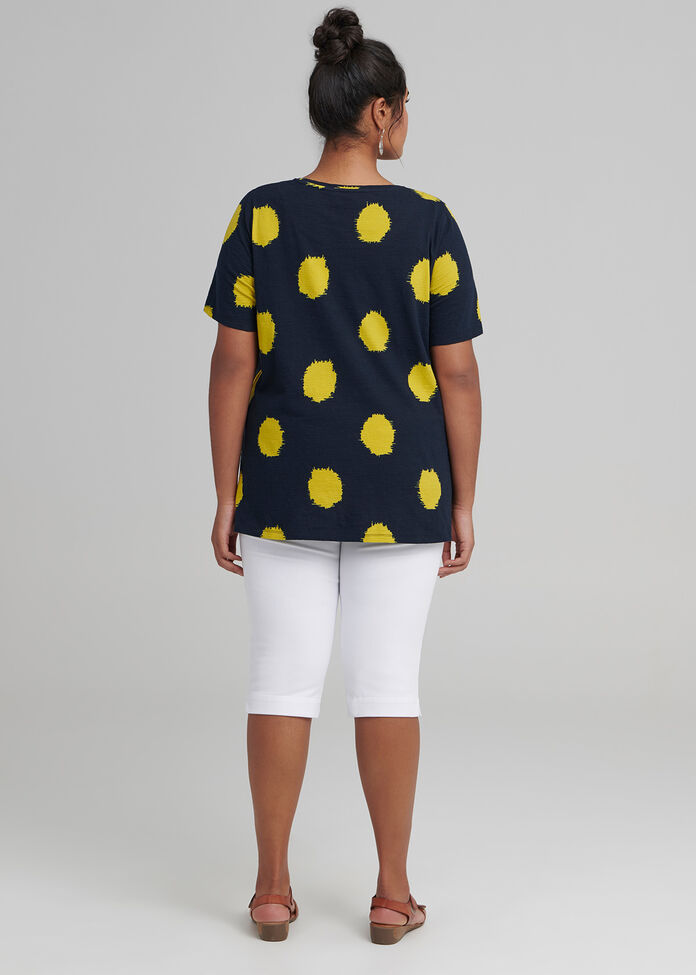 Circles Short Sleeve Top, , hi-res