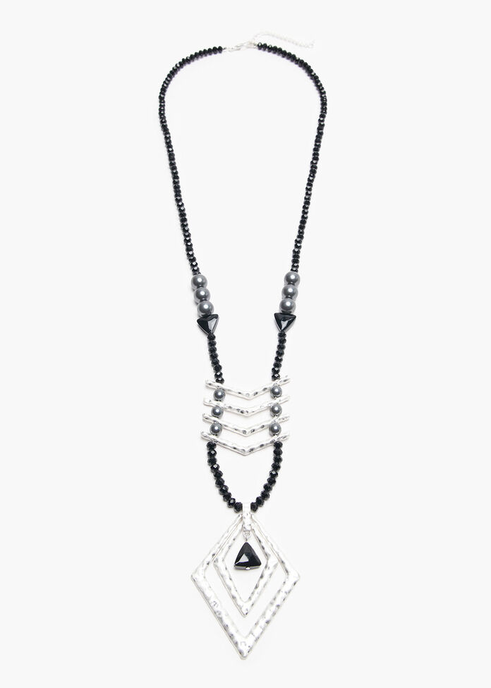 Chevron Necklace, , hi-res