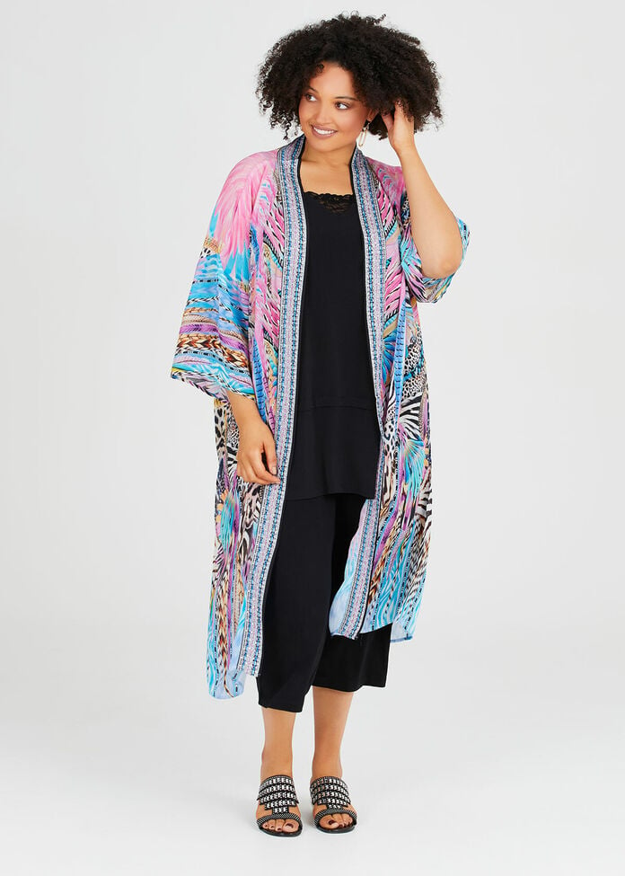 The Fabulous Viscose Kimono, , hi-res