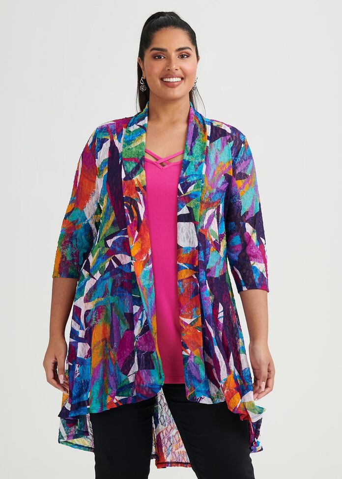 Ruffle Mania Cardi, , hi-res