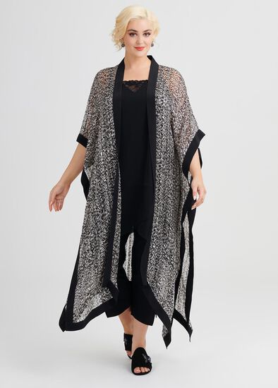 Plus Size Fancy That Kimono