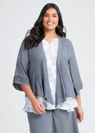 Plus Size Natural Escape Cover Up