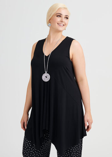 Plus Size Bardot Bamboo Tank