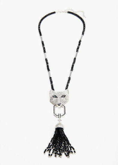 Crystal Fox Necklace