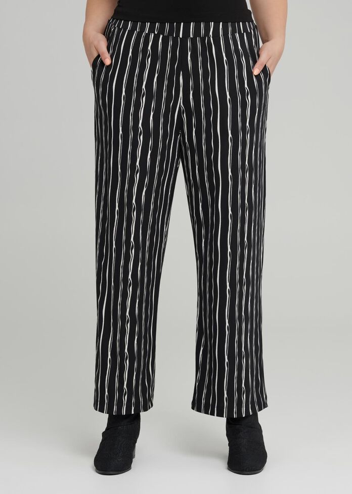 Chalk Stripe Wide Pant, , hi-res