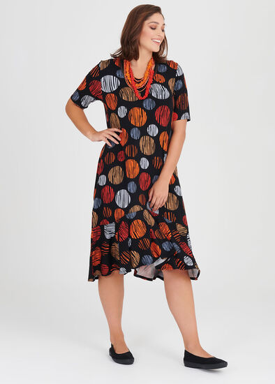 Plus Size Bamboo Bright Spot Dress