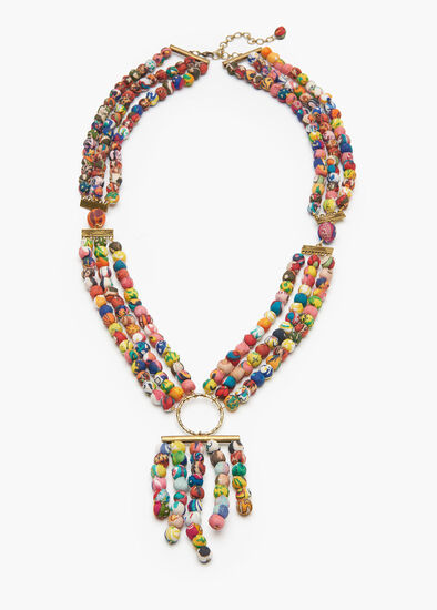 Kantha Y Necklace