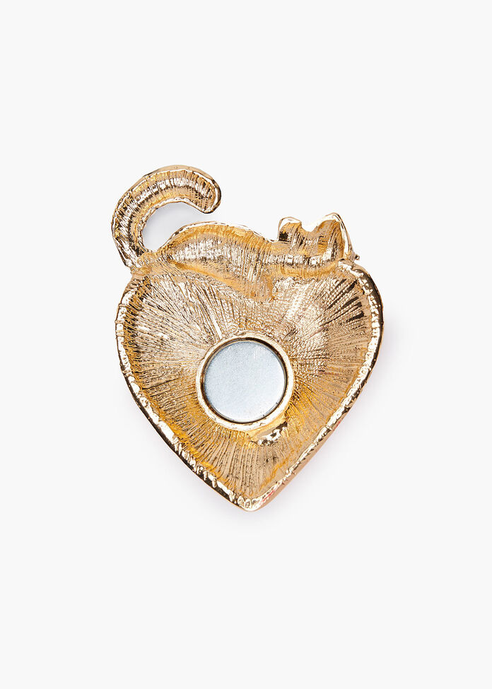 Love Cats Brooch, , hi-res