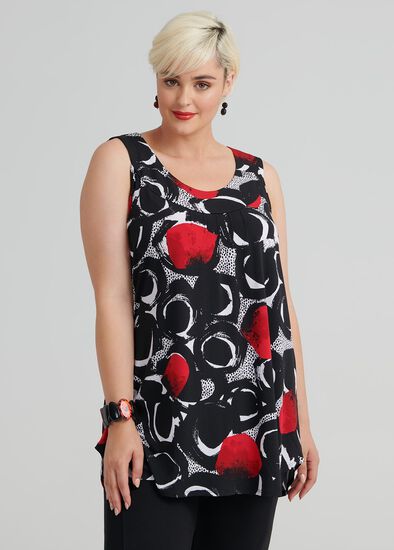 Plus Size London Look Tank