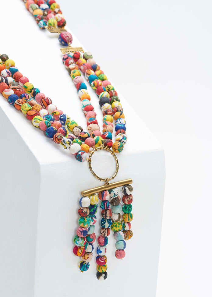 Kantha Y Necklace, , hi-res