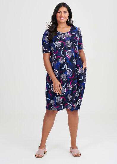 Plus Size Blue For You Dress