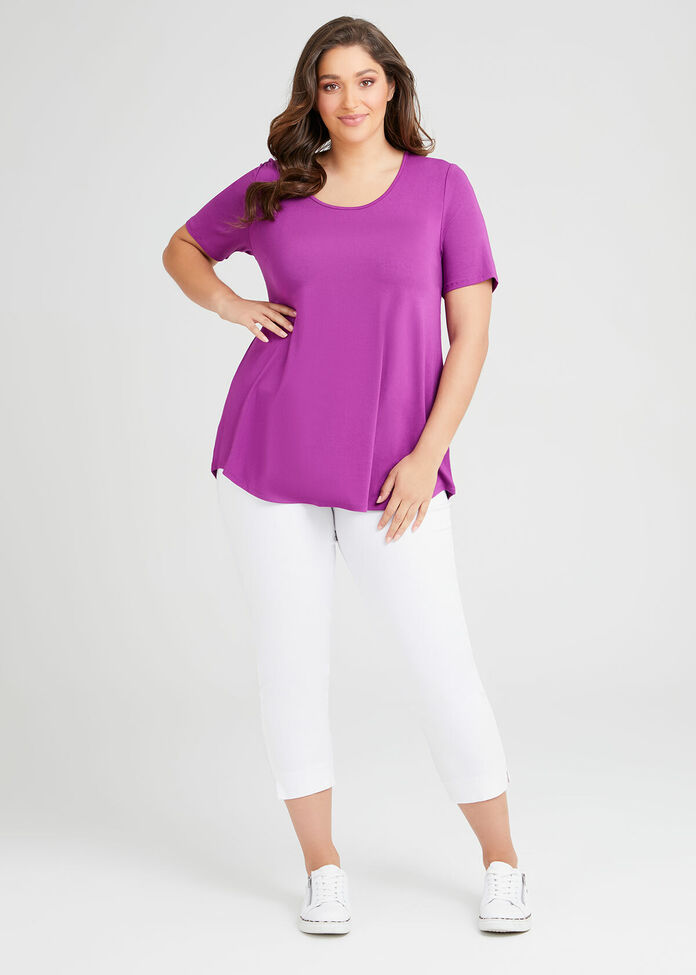 Bamboo Base S/slv Top, , hi-res