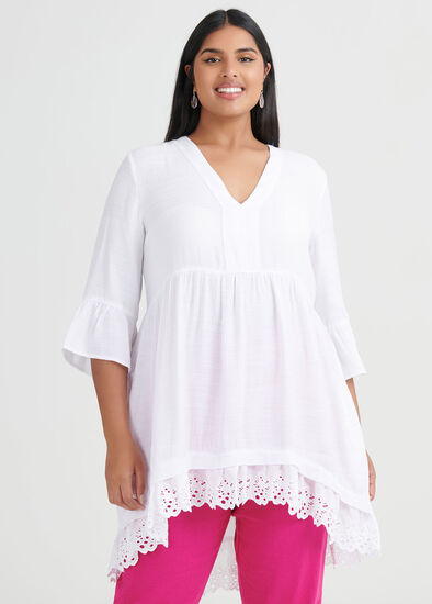 Plus Size Malabar Viscose Tunic