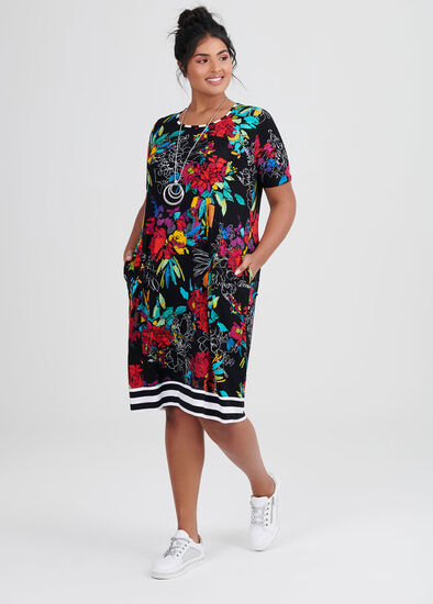 Plus Size Floral Tales Dress