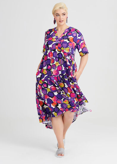 Plus Size Spectrum Viscose Dress