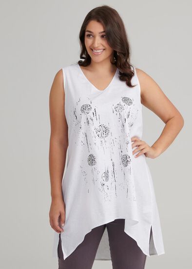 Plus Size Linen Radiant Tunic