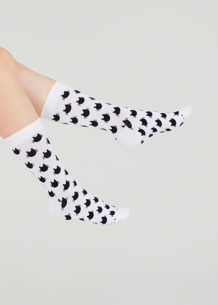 Set/2 Bamboo Cat Socks, , hi-res